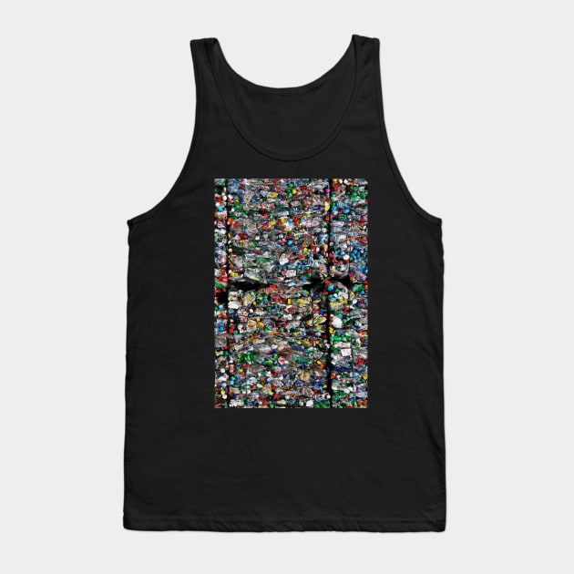 Reduce, Recycle, Reuse - Plastic. Tank Top by OriginalDarkPoetry